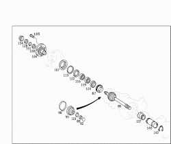 DIFFERENTIAL GEAR WITH DRIVE SHAFTS 3