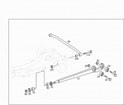 REAR AXLE LONGITUDINAL & TRANSVERSE CONTROL ARMS