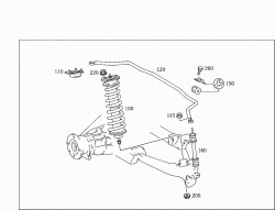 TRANSVERSE CONTROL ARM,TOROSION BAR AND REAR SUBFRAME 2