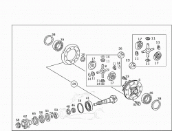 DIFFERENTIAL GEAR,DRIVE SHAFTS 4