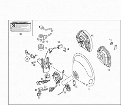 STEERING WHEEL AND STEERING LOCK