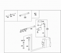 GAS LINE, REGULATOR, BOTTLE FIXTURE 2