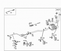 EXHAUST SYSTEM USED ON FOUR-CYLINDER GASOLINE VEHICLES 1