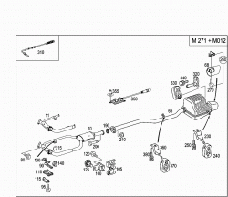 EXHAUST SYSTEM USED ON FOUR-CYLINDER GASOLINE VEHICLES 2