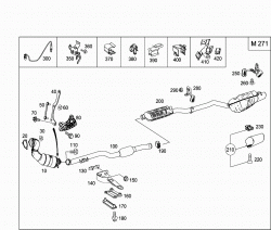 EXHAUST SYSTEM USED ON FOUR-CYLINDER GASOLINE VEHICLES 1