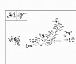 EXHAUST SYSTEM USED ON FOUR-CYLINDER GASOLINE VEHICLES 1