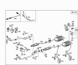 EXHAUST SYSTEM USED ON SIX-CYLINDER GASOLINE VEHICLES 1