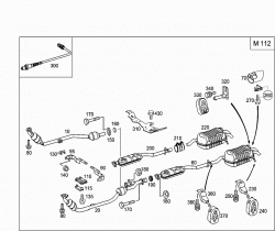 EXHAUST SYSTEM USED ON SIX-CYLINDER GASOLINE VEHICLES 1