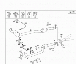 EXHAUST SYSTEM USED ON SIX-CYLINDER GASOLINE VEHICLES 1