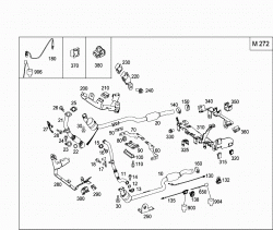 EXHAUST SYSTEM USED ON SIX-CYLINDER GASOLINE VEHICLES 1