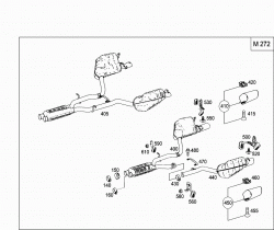 EXHAUST SYSTEM USED ON SIX-CYLINDER GASOLINE VEHICLES 2