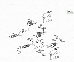 EXHAUST SYSTEM USED ON SIX-CYLINDER GASOLINE VEHICLES 2