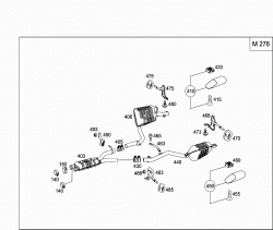 EXHAUST SYSTEM USED ON SIX-CYLINDER GASOLINE VEHICLES 2