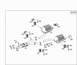 EXHAUST SYSTEM USED ON SIX-CYLINDER GASOLINE VEHICLES 2