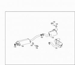 EXHAUST SYSTEM ON SIX-CYLINDER GASOLINE  VEHICLES 2