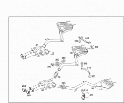 EXHAUST SYSTEM USED ON SIX-CYLINDER GASOLINE VEHICLES 2