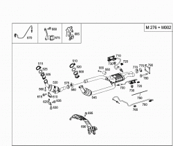 EXHAUST SYSTEM USED ON SIX-CYLINDER GASOLINE VEHICLES 3