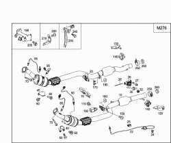 EXHAUST SYSTEM USED ON SIX-CYLINDER GASOLINE VEHICLES 1