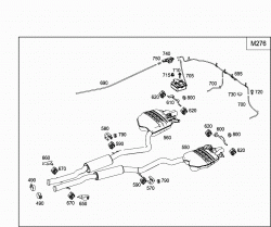 EXHAUST SYSTEM USED ON SIX-CYLINDER GASOLINE VEHICLES 1