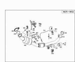 EXHAUST SYSTEM USED ON SIX-CYLINDER GASOLINE VEHICLES 3