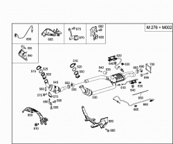 EXHAUST SYSTEM USED ON SIX-CYLINDER GASOLINE VEHICLES 3