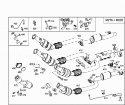 EXHAUST SYSTEM USED ON SIX-CYLINDER GASOLINE VEHICLES 3