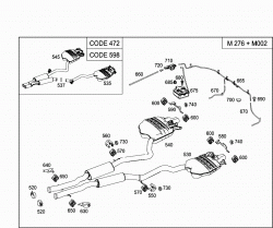 EXHAUST SYSTEM USED ON SIX-CYLINDER GASOLINE VEHICLES 4