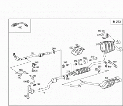 EXHAUST SYSTEM USED ON EIGHT-CYLINDER GASOLINE VEHICLES 2