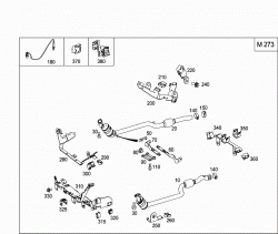 EXHAUST SYSTEM USED ON EIGHT-CYLINDER GASOLINE VEHICLES 1