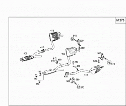 EXHAUST SYSTEM USED ON EIGHT-CYLINDER GASOLINE VEHICLES 2