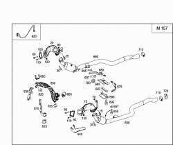 EXHAUST SYSTEM USED ON EIGHT-CYLINDER GASOLINE VEHICLES 2