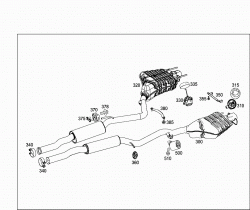 EXHAUST SYSTEM USED ON EIGHT-CYLINDER GASOLINE VEHICLES 2