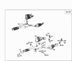 EXHAUST SYSTEM USED ON EIGHT-CYLINDER GASOLINE VEHICLES 4