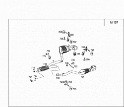 EXHAUST SYSTEM USED ON EIGHT-CYLINDER GASOLINE VEHICLES 3