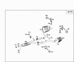 EXHAUST SYSTEM USED ON EIGHT-CYLINDER GASOLINE VEHICLES 4