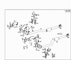 EXHAUST SYSTEM USED ON EIGHT-CYLINDER GASOLINE VEHICLES 1