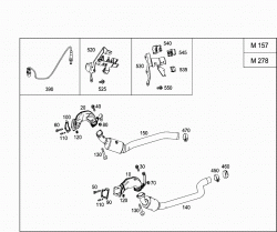 EXHAUST SYSTEM USED ON EIGHT-CYLINDER GASOLINE VEHICLES 1