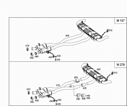 EXHAUST SYSTEM USED ON EIGHT-CYLINDER GASOLINE VEHICLES 2