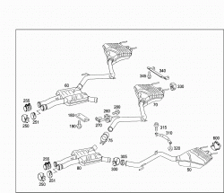 EXHAUST SYSTEM USED ON EIGHT-CYLINDER GASOLINE VEHICLES 2