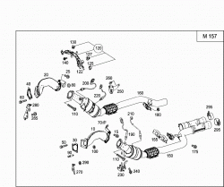 EXHAUST SYSTEM USED ON EIGHT-CYLINDER GASOLINE VEHICLES 1