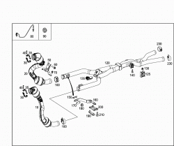 EXHAUST SYSTEM USED ON EIGHT-CYLINDER GASOLINE VEHICLES 1