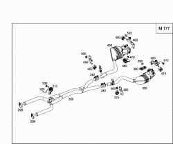 EXHAUST SYSTEM USED ON EIGHT-CYLINDER GASOLINE VEHICLES 2