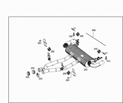 EXHAUST SYSTEM USED ON EIGHT-CYLINDER GASOLINE VEHICLES 2