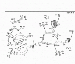 EXHAUST SYSTEM USED ON TWELVE-CYLINDER GASOLINE VEHICLES 1