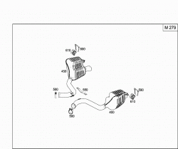 EXHAUST SYSTEM USED ON TWELVE-CYLINDER GASOLINE VEHICLES 2