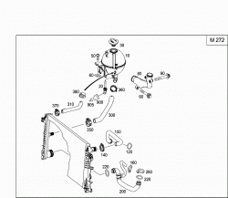 EXPANSION RESERVOIR, FASTENING, HOSES 2