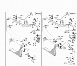 EXPANSION RESERVOIR, FASTENING, HOSES 2