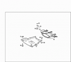 ENGINE COMPARTMENT PANELLING, GASOLINE VEHICLES 1