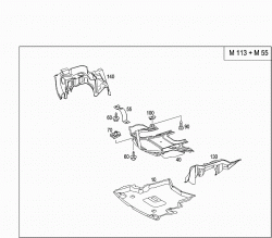 ENGINE COMPARTMENT PANELLING, GASOLINE VEHICLES 2