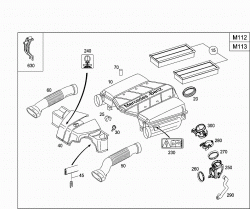 AIR INTAKE,GASOLINE VEHICLES 1